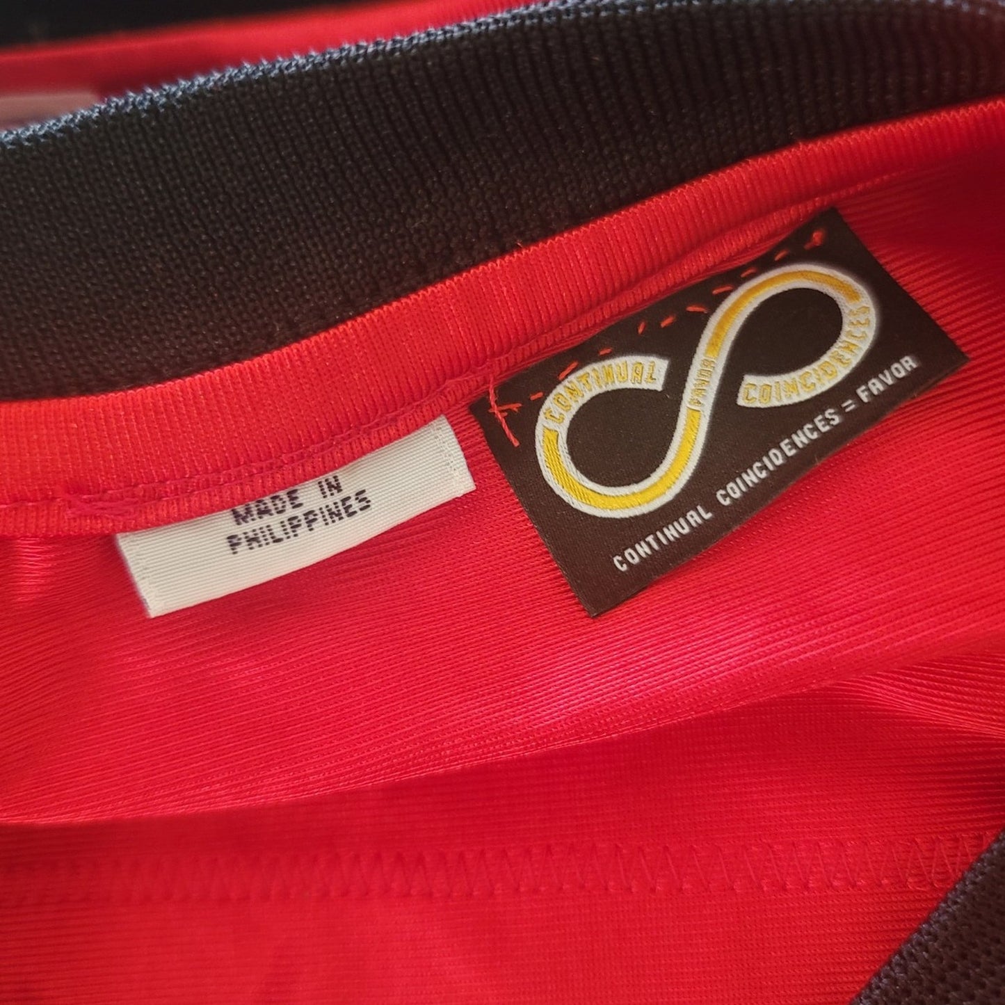 Continual Coincidences Brand Upcycled Vintage Football Jersey REDEEMED