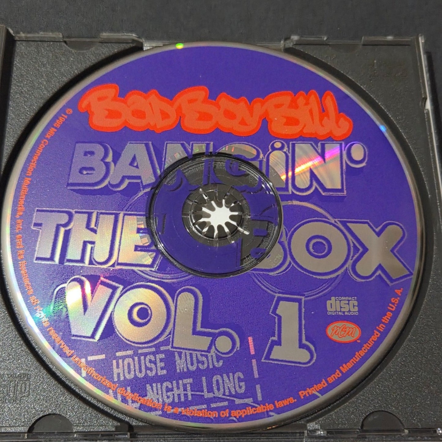 Vtg 1995 Bad Boy Bill BANGIN' THE BOX VOL. 1 CD HOUSE