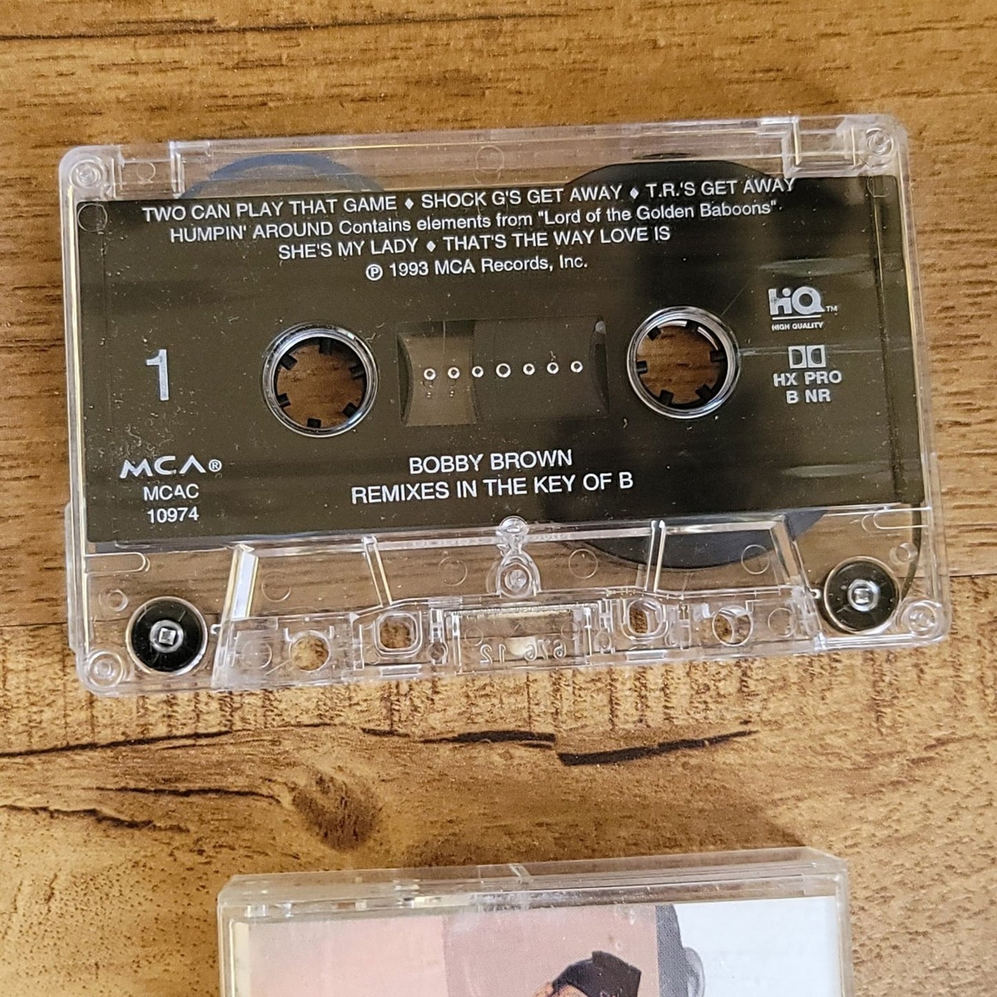 Vtg 1993 Bobby Brown REMIXES IN THE KEY OF B Cassette Tape