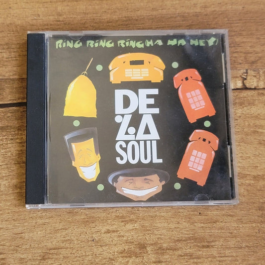 Vtg 1991 De La Soul RING RING RING (HA HA HEY) CD Single