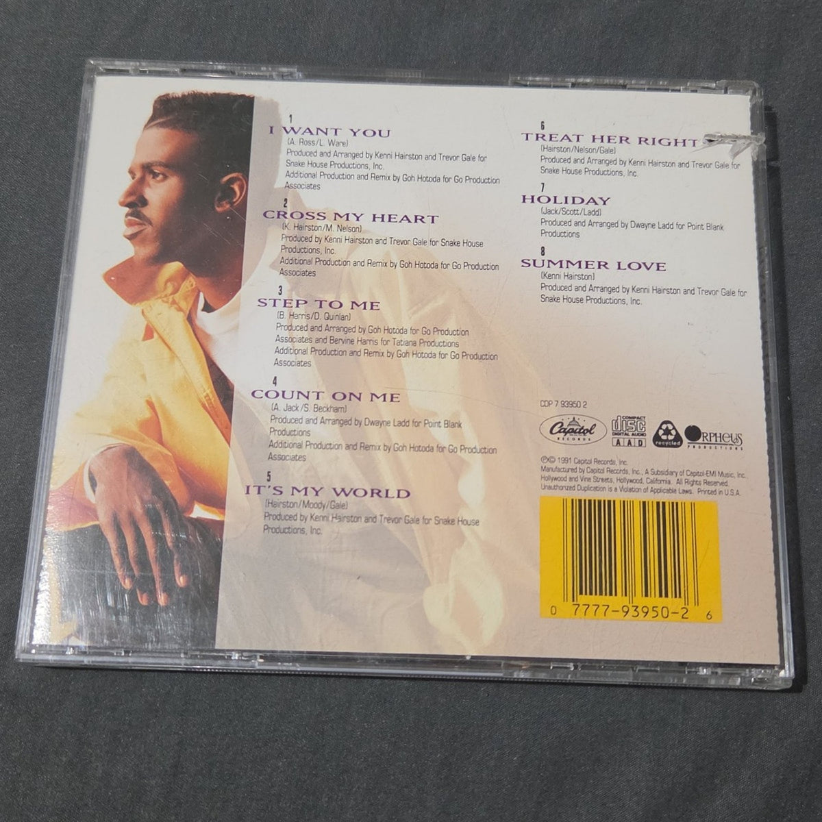 Vtg 1991 Marc Nelson I Want You CD AZ Yet
