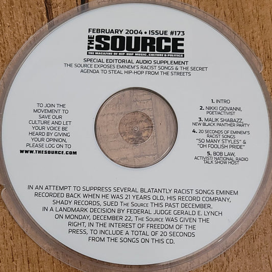Vtg 2004 The Source February 2004 Issue #173 CD RAP HIP HOP