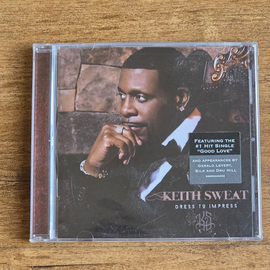 Keith Sweat DRESS TO IMPRESS CD w/ Hype Sticker