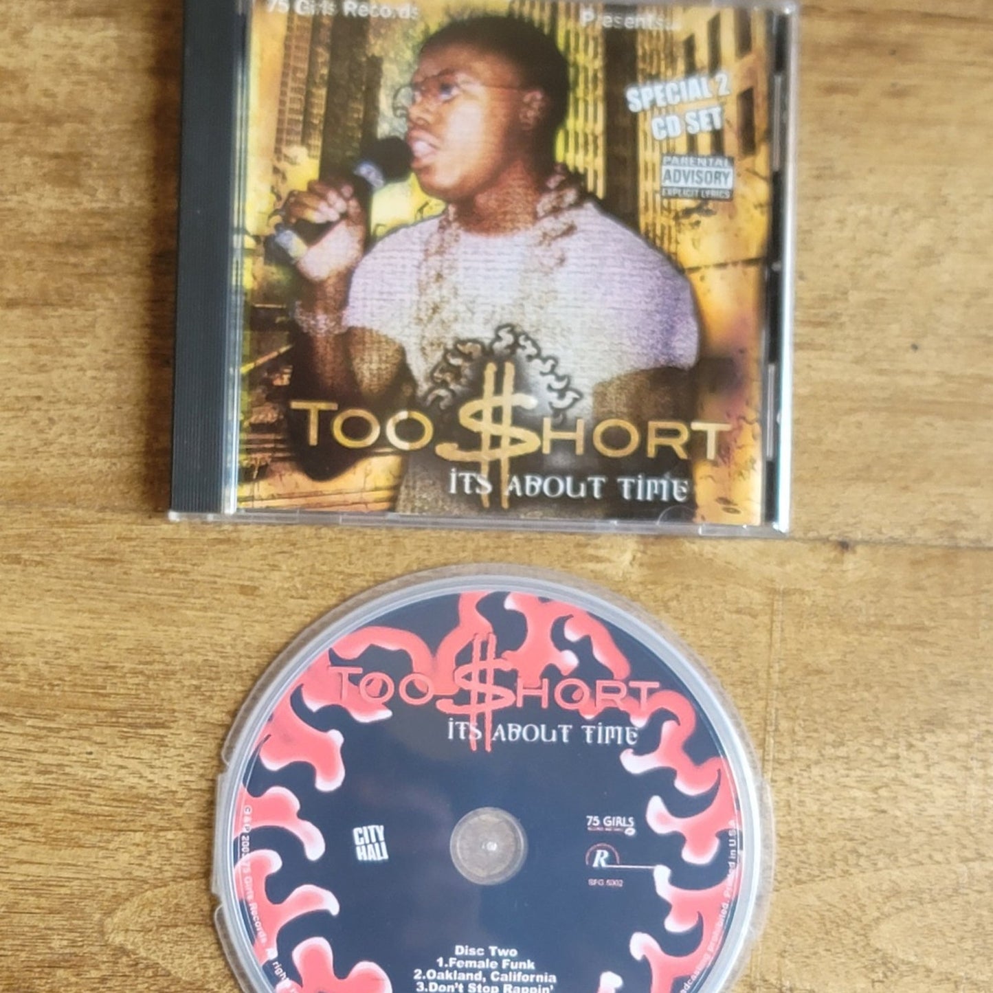 Vtg 2003 Too Short IT'S ABOUT TIME Double CD