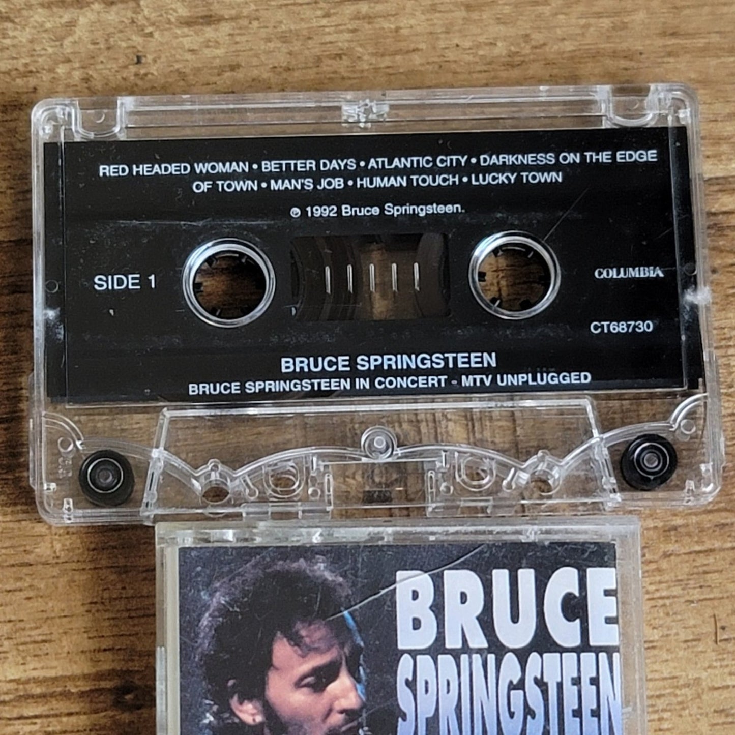 Vtg 1992 Bruce Springsteen IN CONCERT MTV PLUGGED Cassette Tape