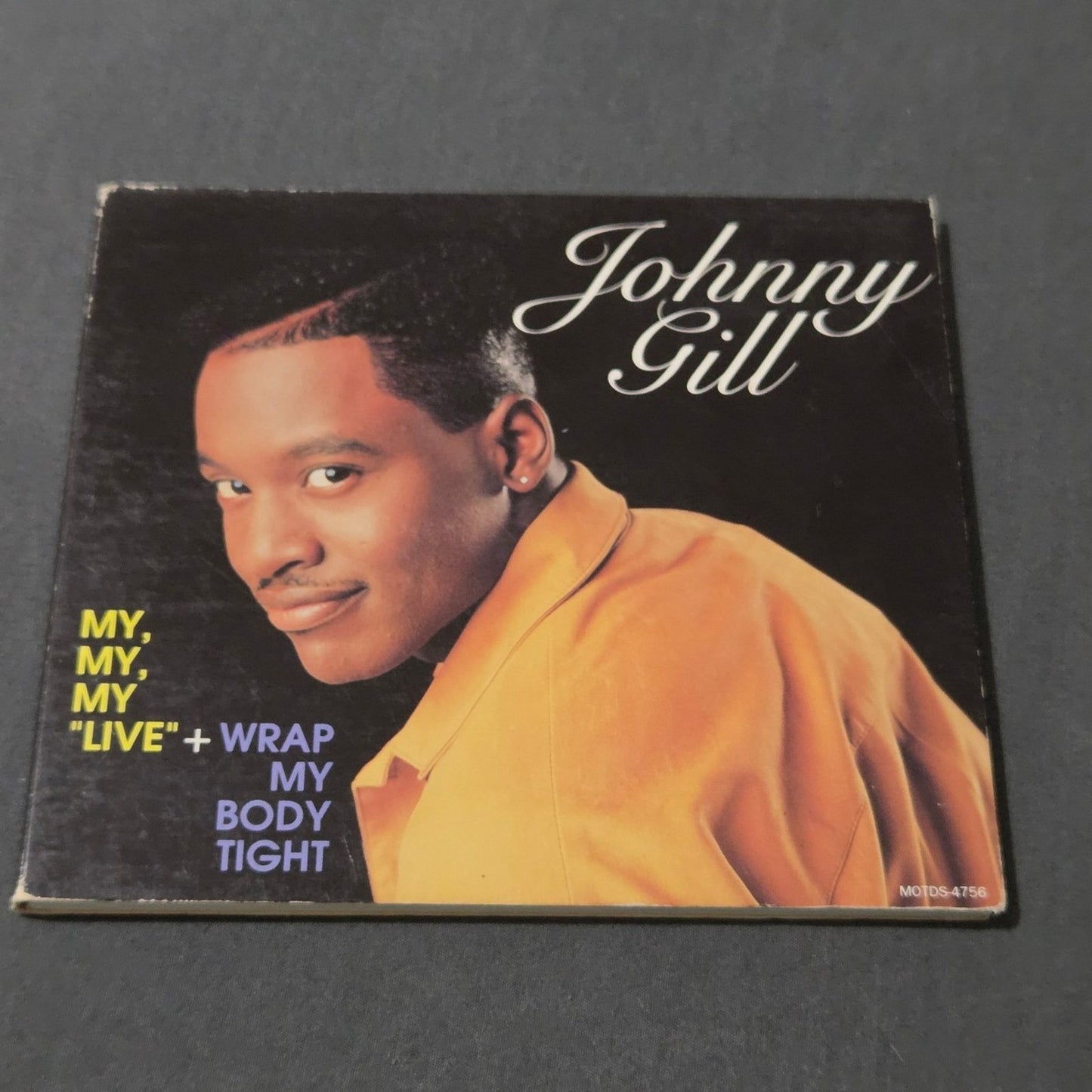Vtg 1991 Johnny Gill MY, MY, MY LIVE + WRAP MY BODY TIGHT Maxi Single CD