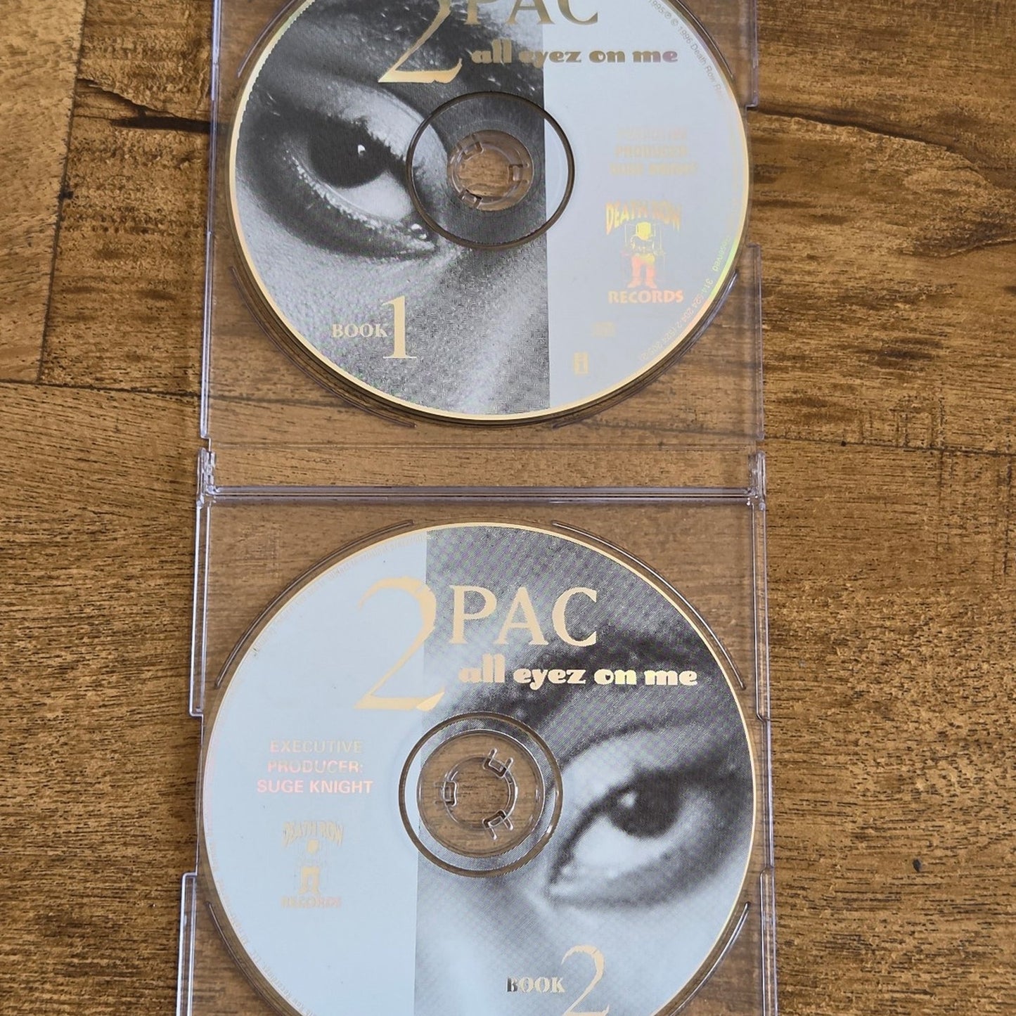 Vtg 2Pac Tupac ALL EYEZ ON ME Double CD HIP HOP RAP DEATH ROW RECORDS