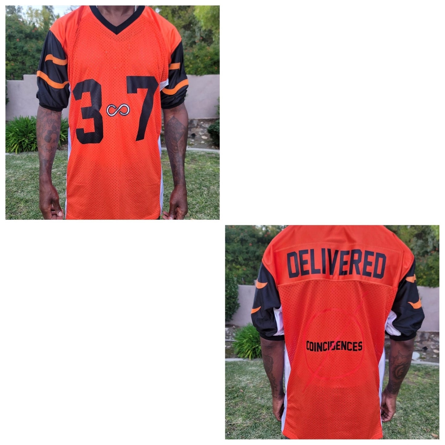 Continual Coincidences Brand Upcycled Vintage Football Jersey DELIVERED