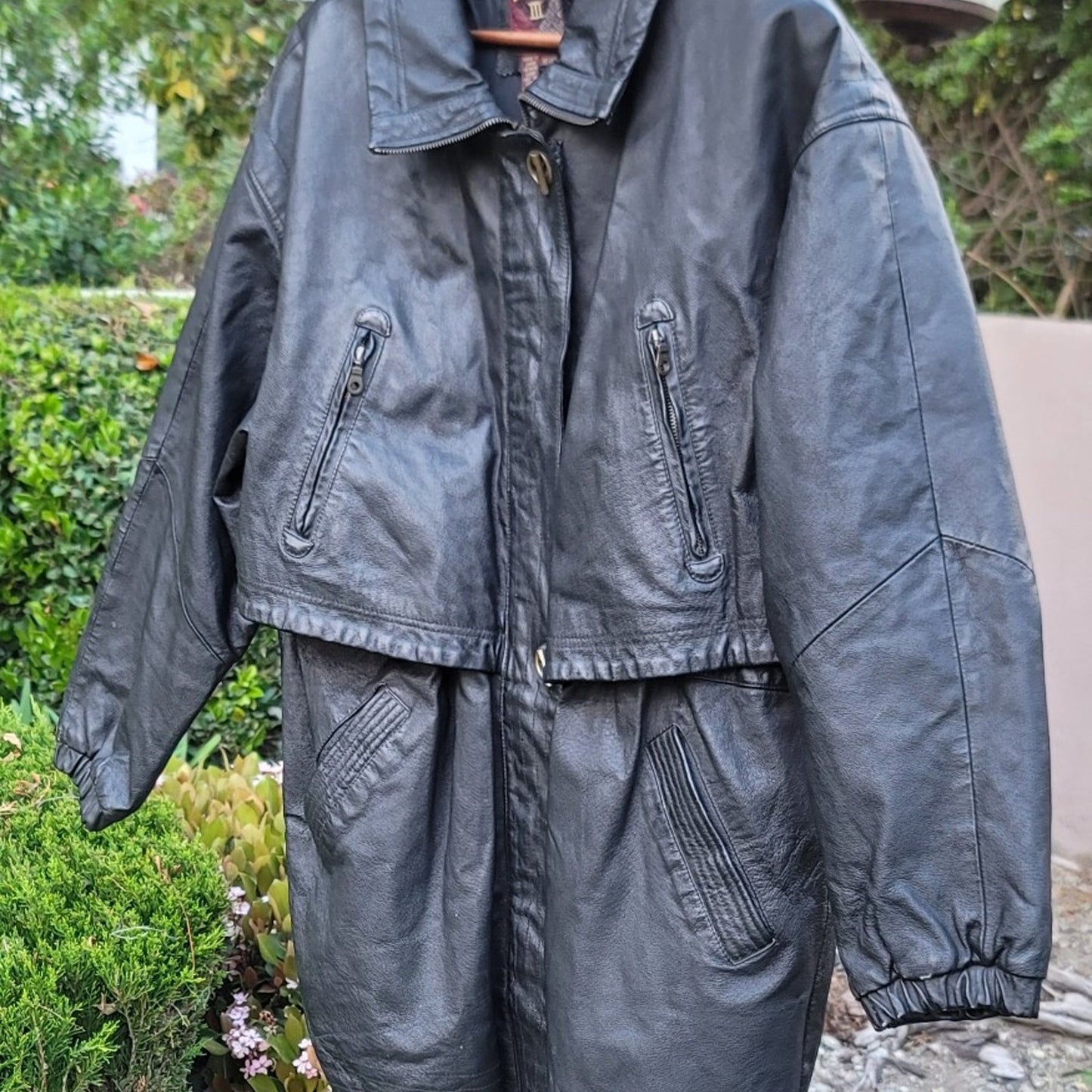 Vtg G-III Leather Jacket Coat