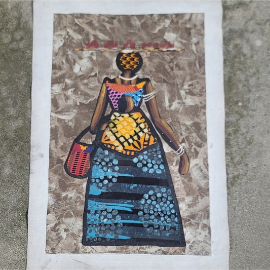 Custom Canvas Oil Painting Ghana West Africa