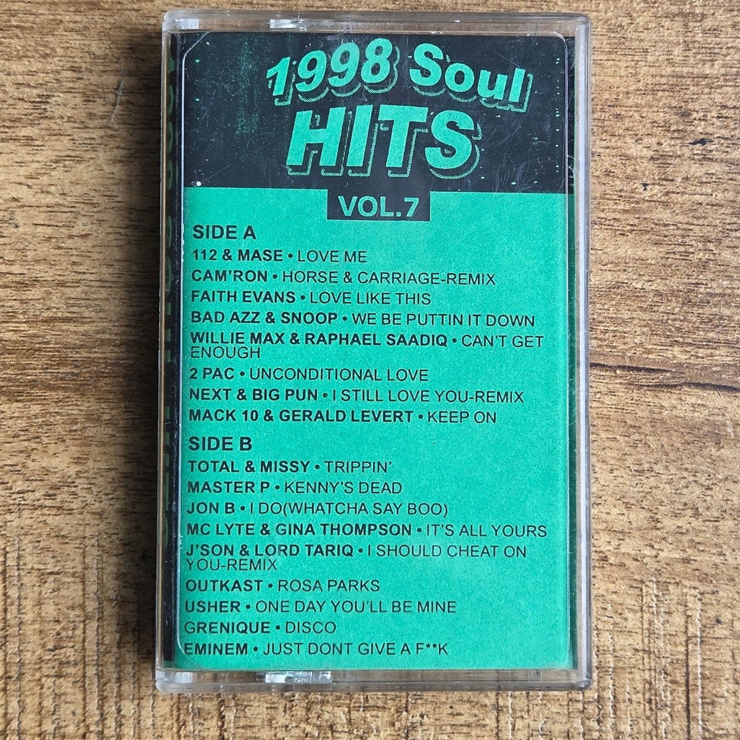 Vtg 1998 SOUL HITS VOL. 7 Cassette Tape (MIXTAPE)