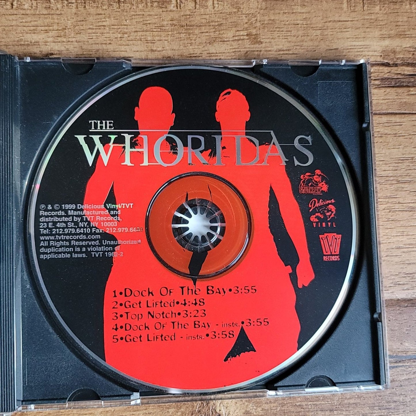 Vtg 1999 The Whoridas DOCK OF THE BAY CD Single RAP HIP HOP