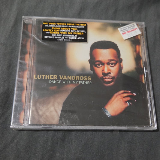 Vtg 2003 Luther Vandross Dance With My Father CD Hype Sticker