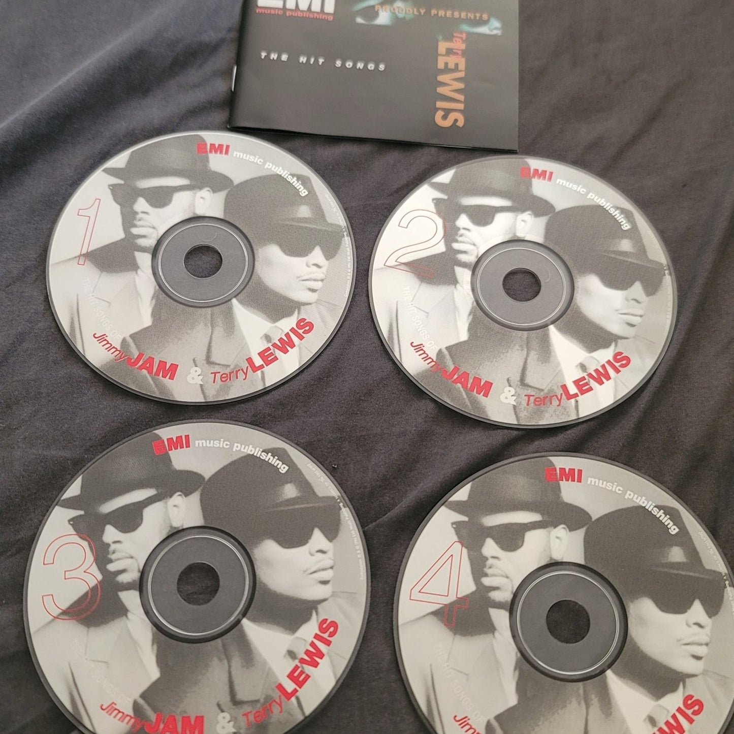 Vtg 1996 Jimmy Jam & Terry Lewis THE HIT SONGS PROMO 4 CD Set