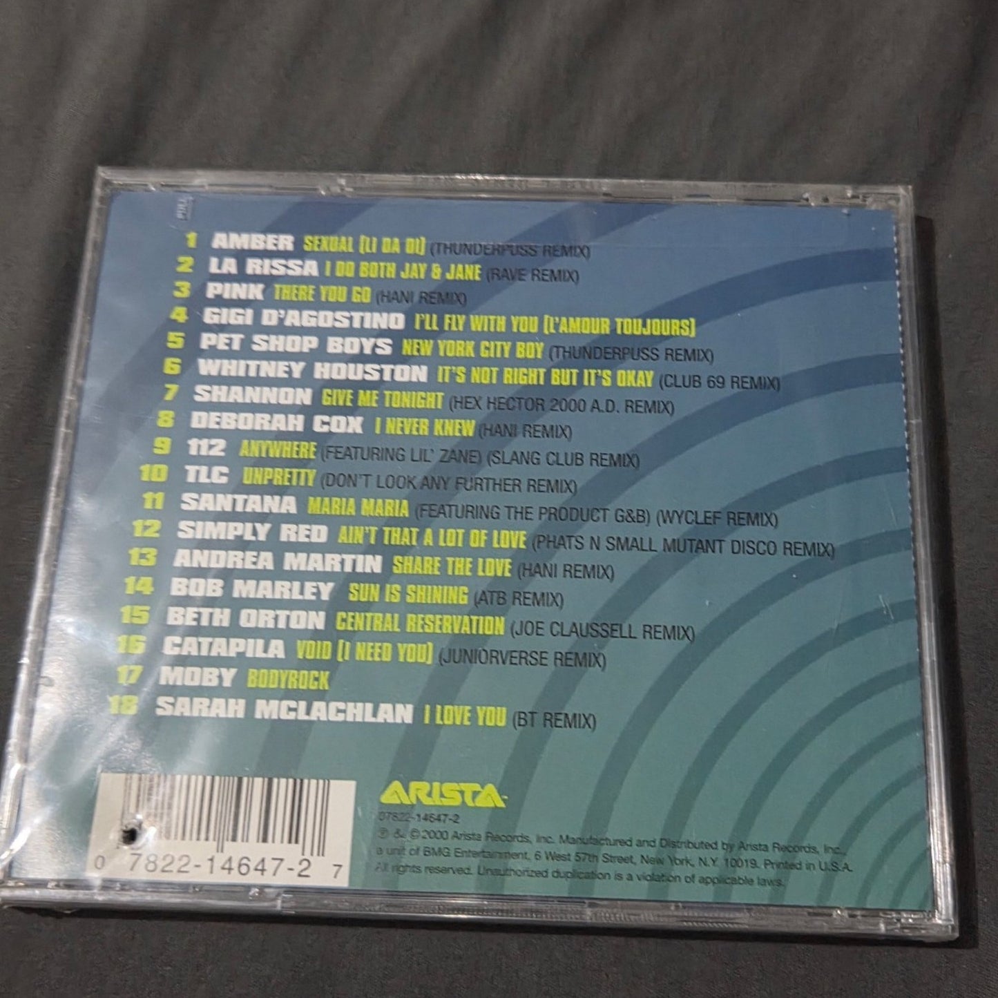 Vtg 2000 Various Artists : Ultimate Dance Party 2000 CD