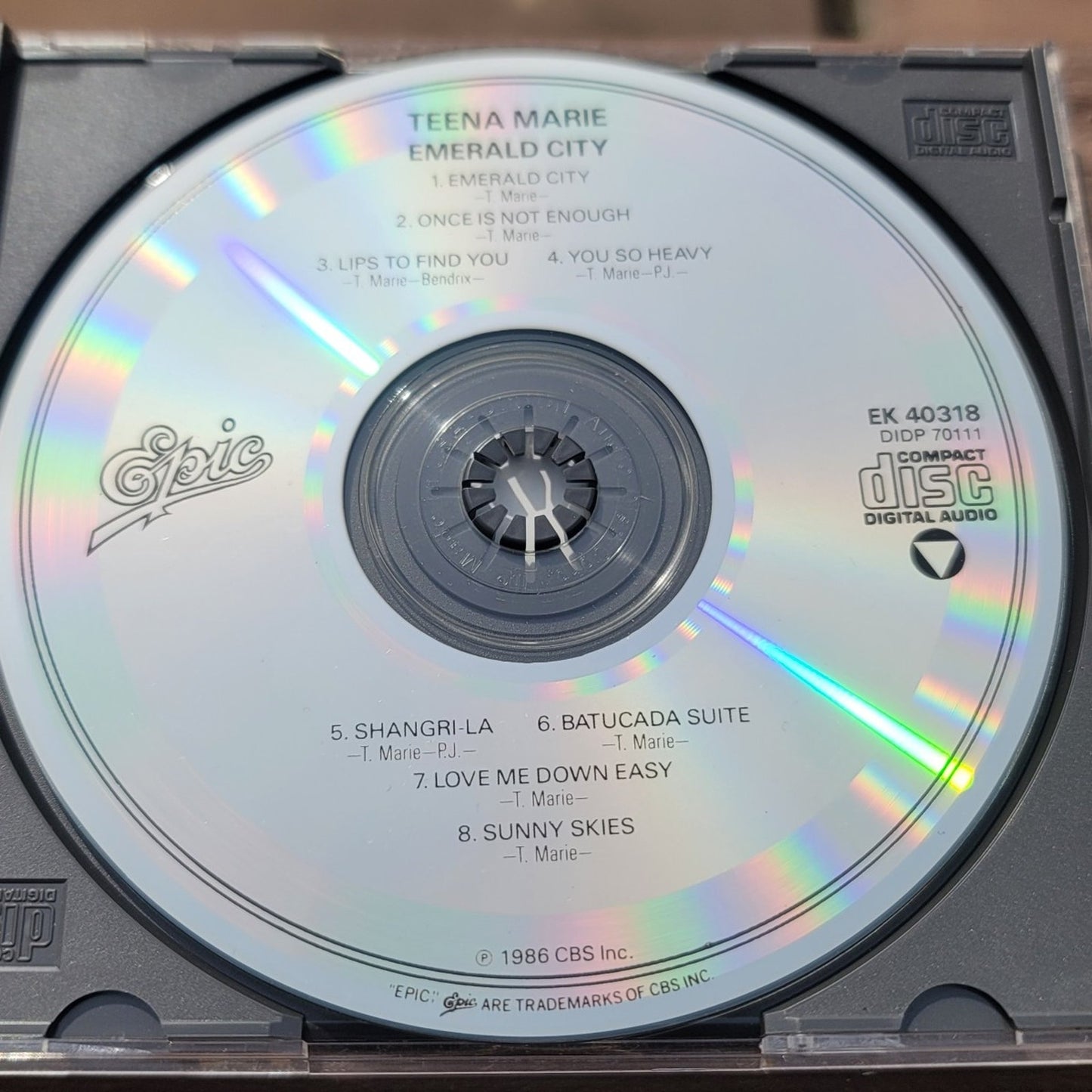 Vtg 1986 Teena Marie EMERALD CITY CD