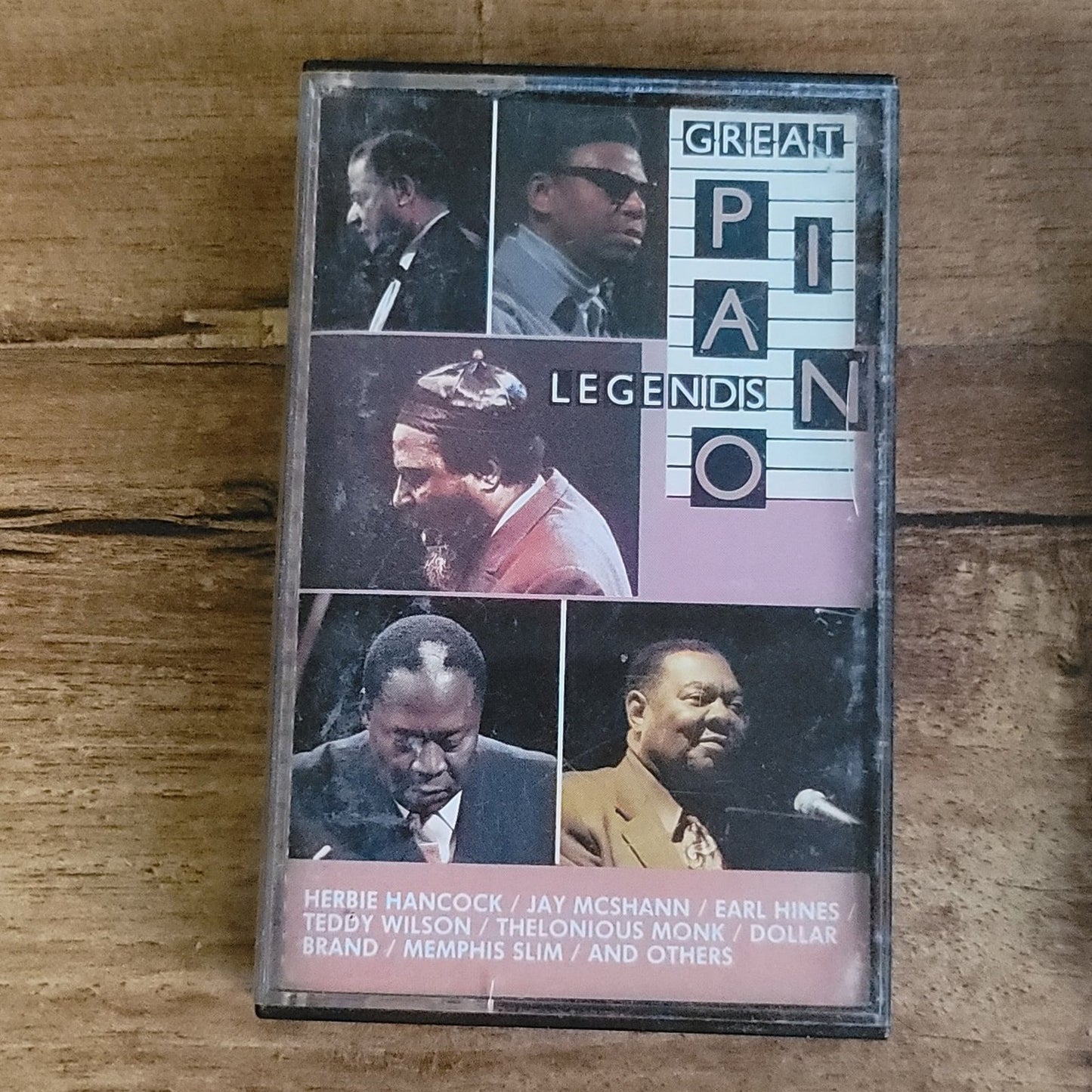 Vtg GREAT PIANO LEGENDS JAZZ Cassette Tape