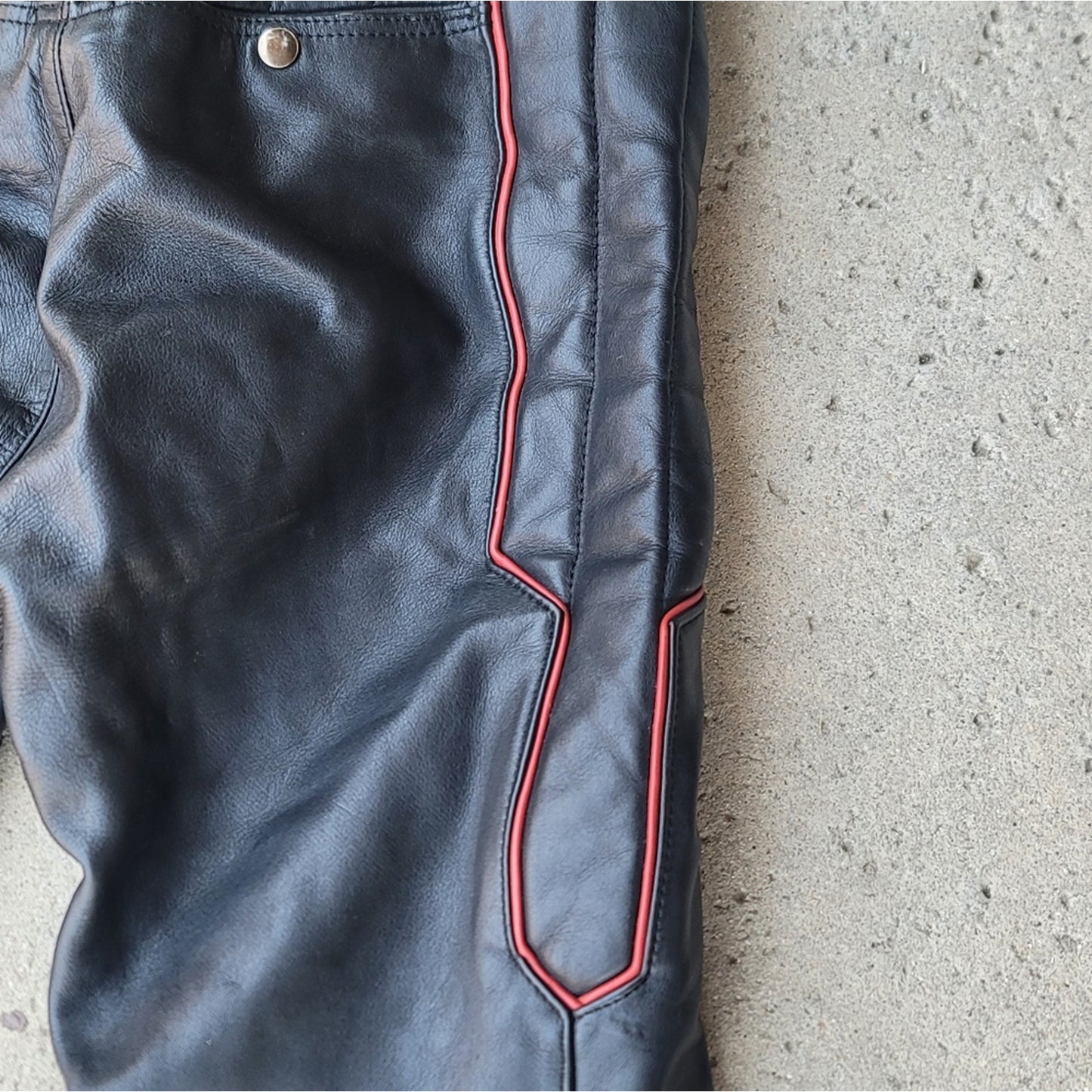 Vtg Hein Gericke Leather Racing Moto Pants