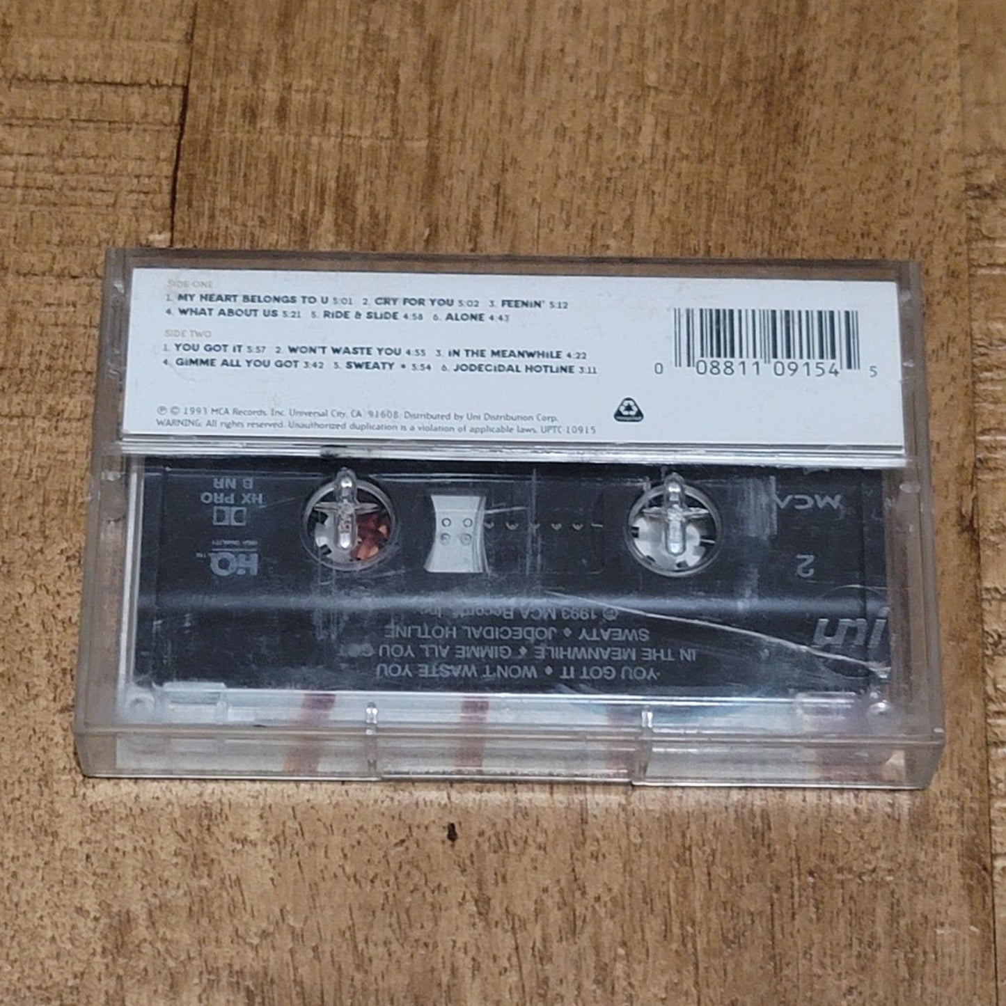 Vtg 1993 Jodeci DIARY OF A MAD BAND Cassette Tape