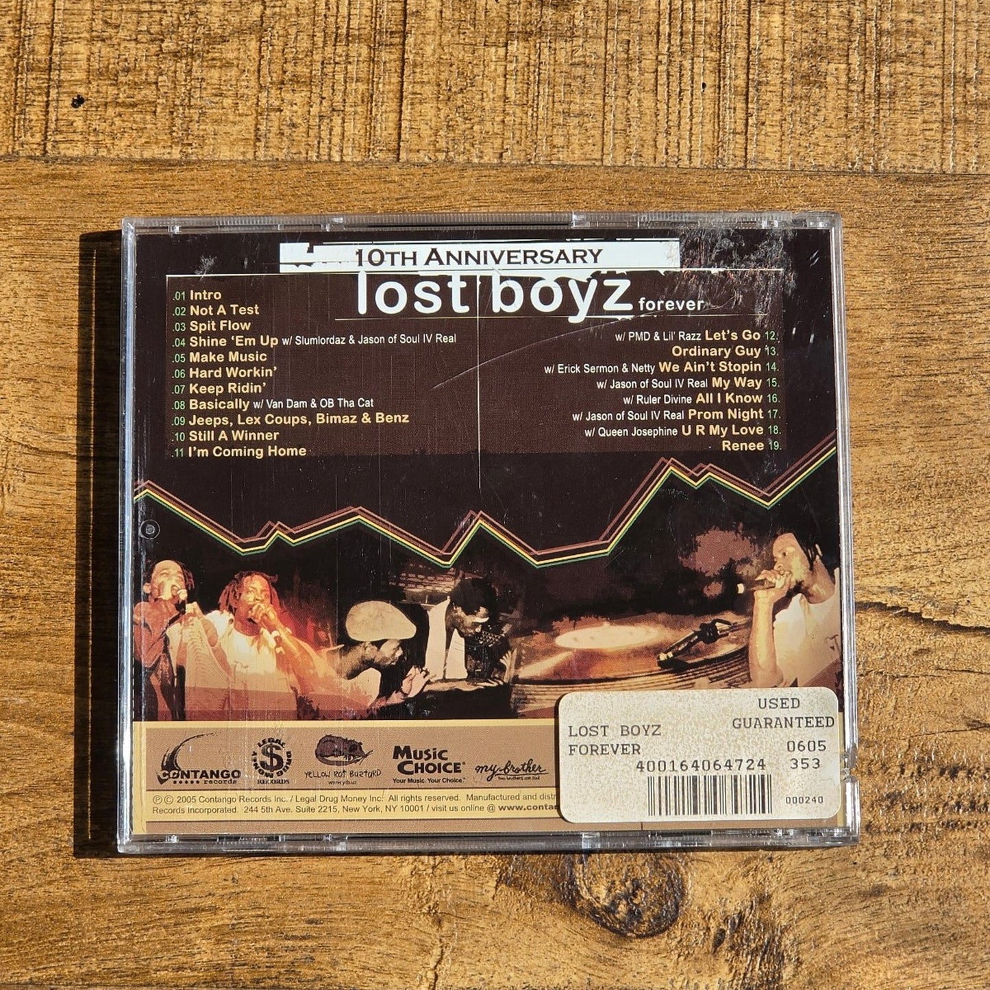 Vtg 1993 Lost Boyz FOREVER 10th Anniversary CD RAP HIP HOP