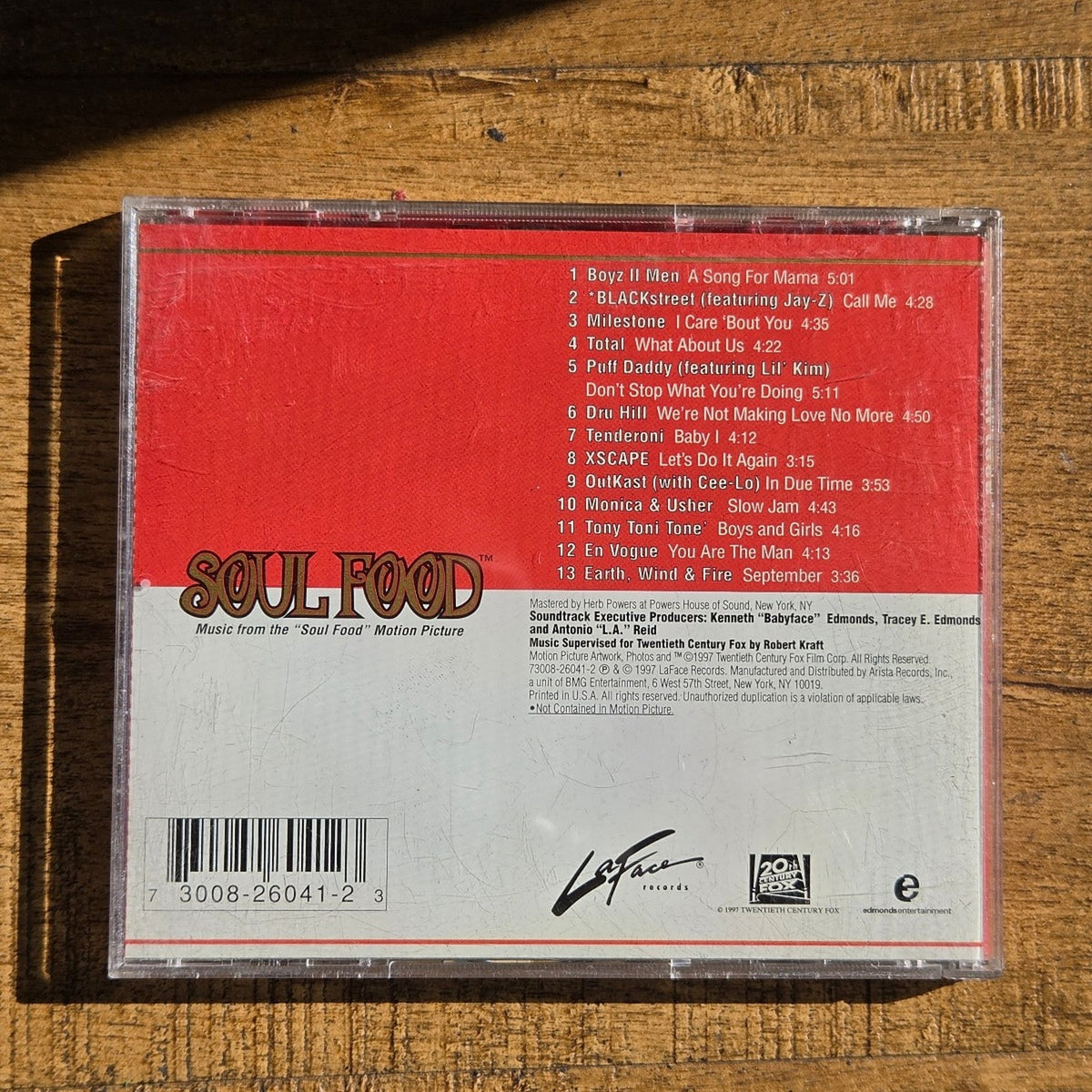 Vtg 1997 Soul Food Movie Soundtrack CD