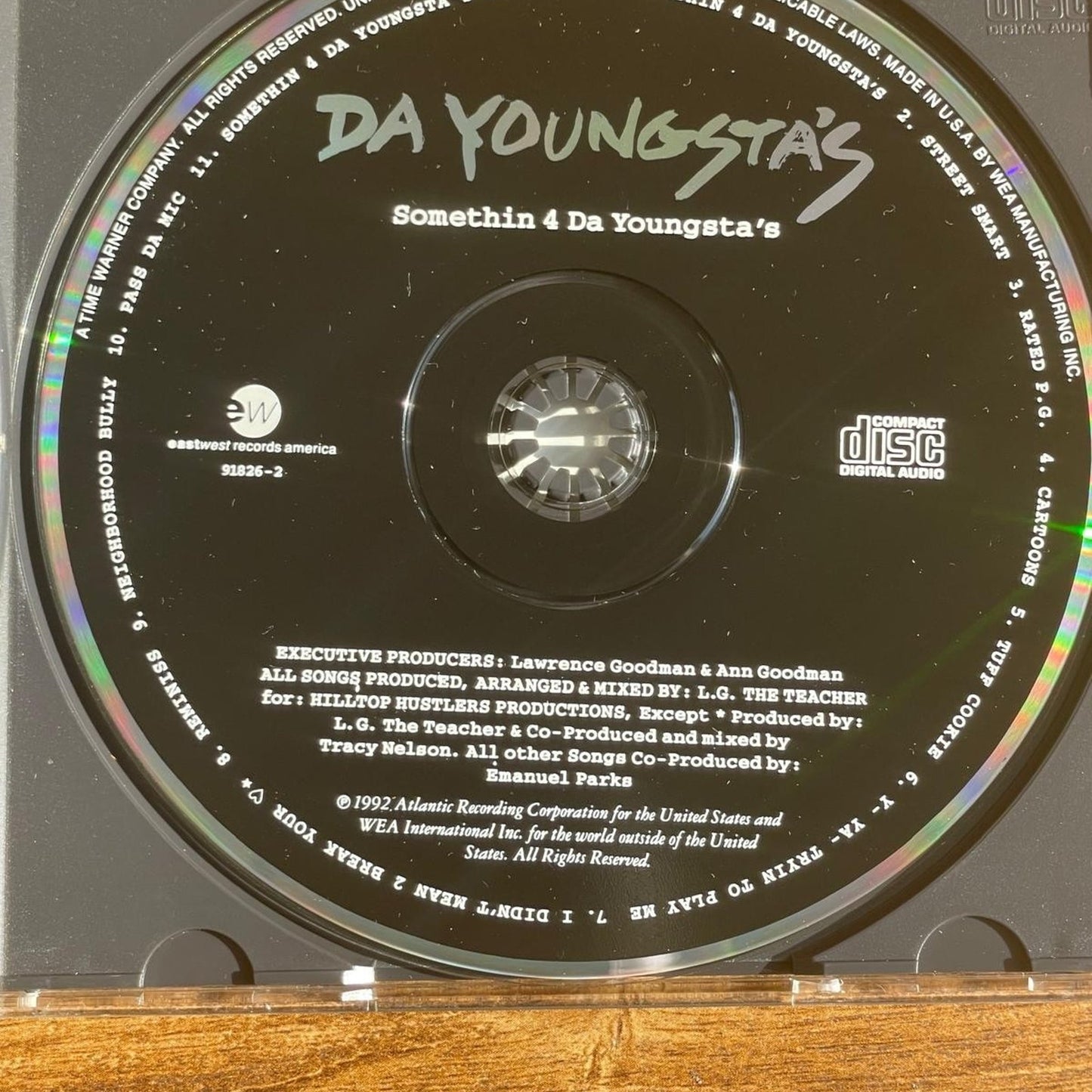 Vtg 1992 Da Youngsta's : Somethin 4 Da Youngsta's CD RAP HIP HOP Hype Sticker