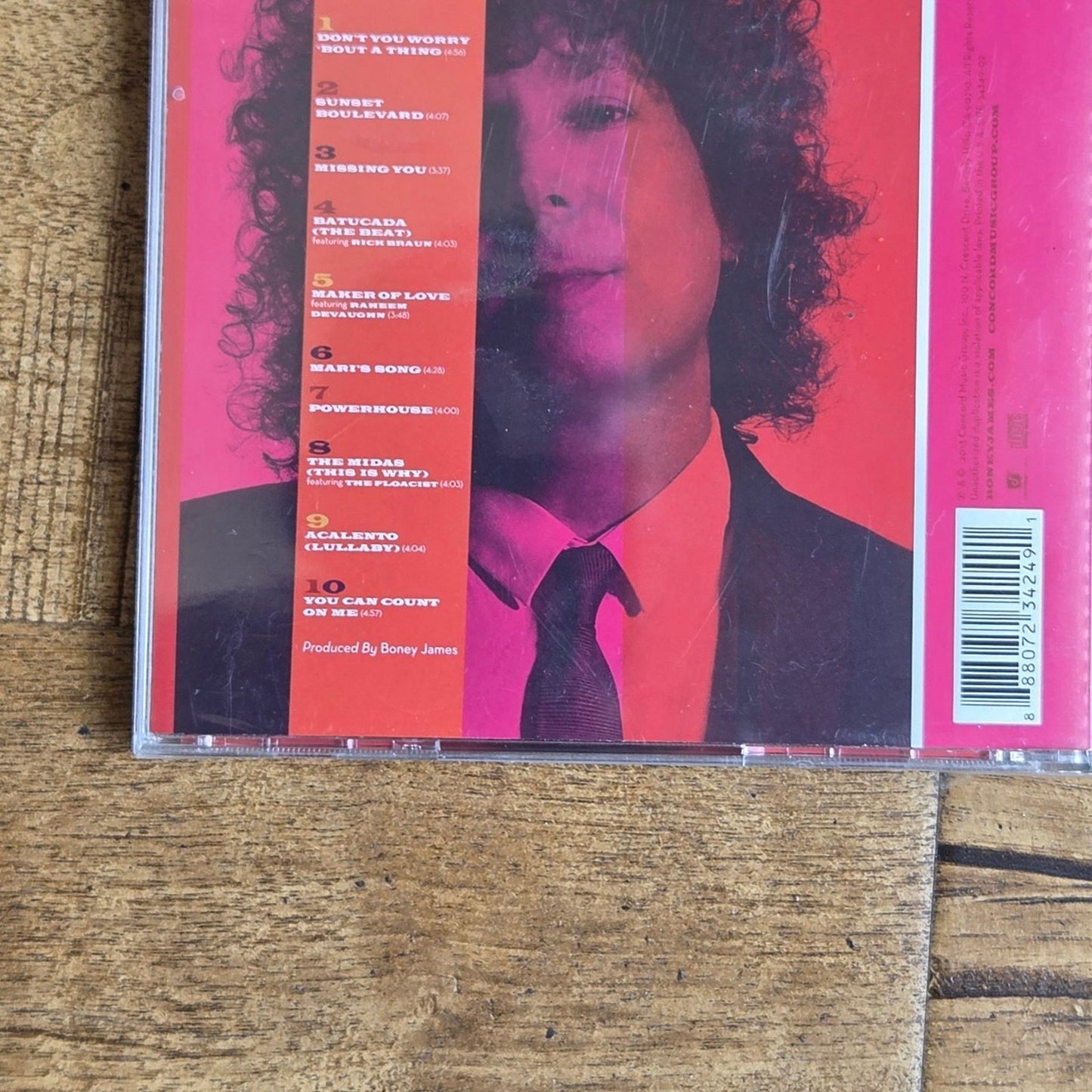 Boney James THE BEAT CD w/ HYPE STICKER