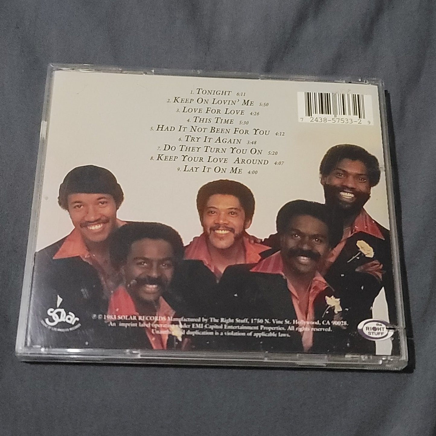 Vtg 1983 The Whispers LOVE FOR LOVE CD