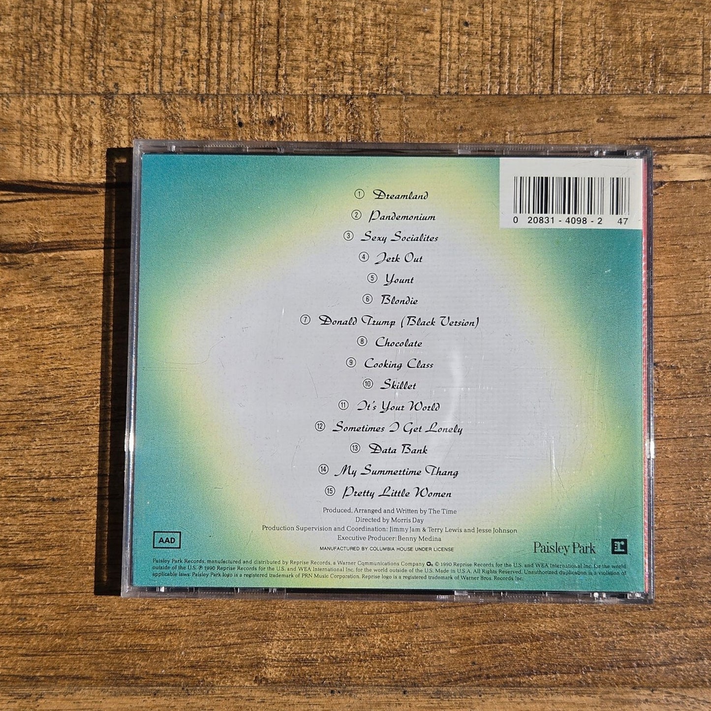 Vtg 1990 The Time PANDEMONIUM CD