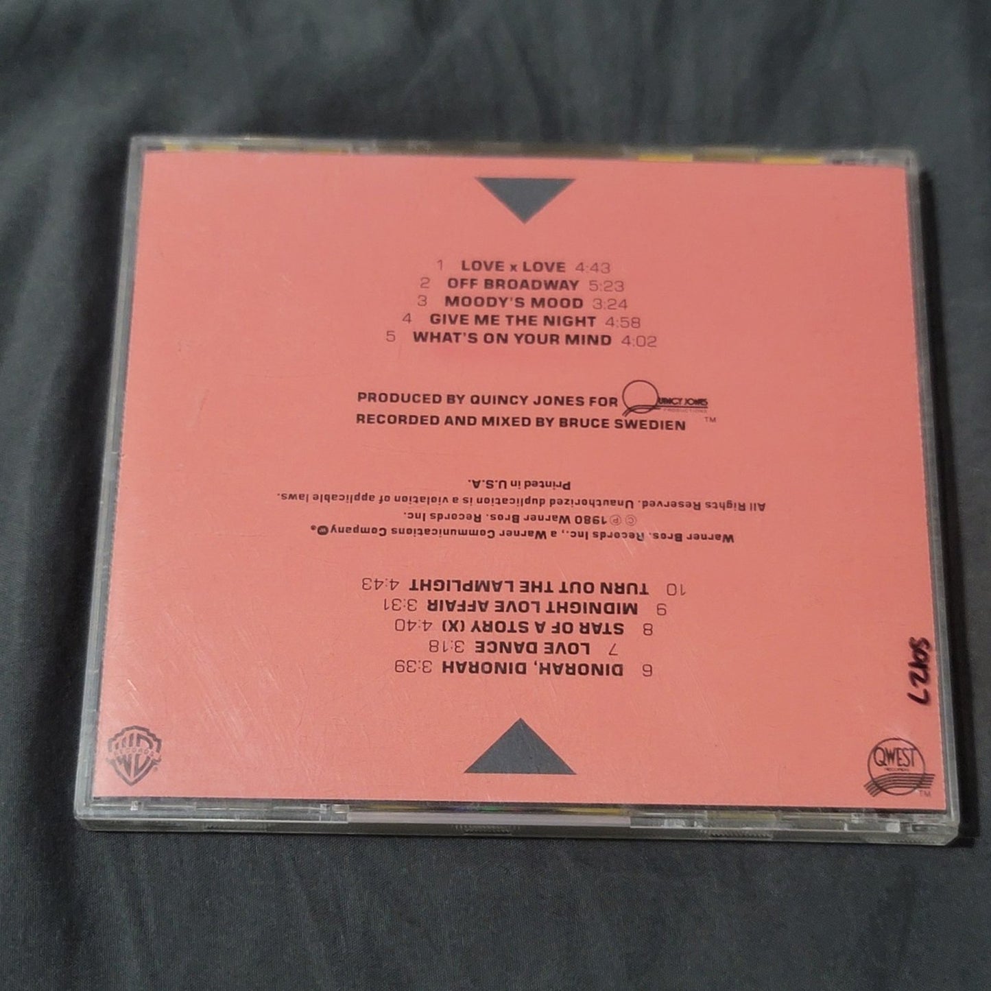 Vtg 1980 George Benson GIVE ME THE NIGHT CD