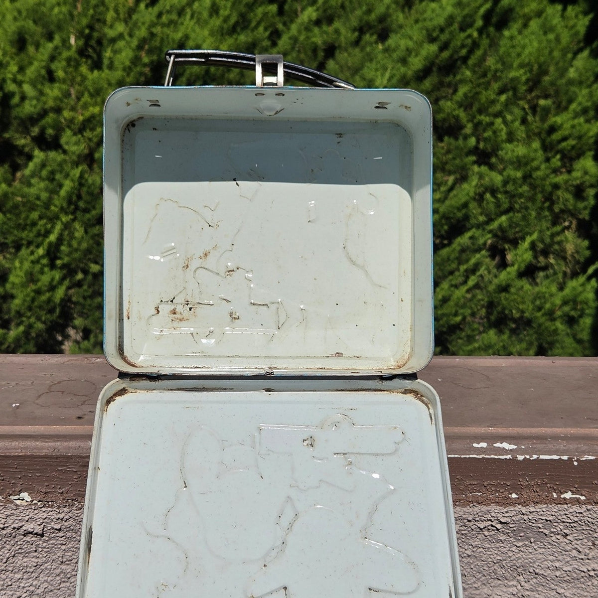 Vtg 1980 Aladdin The Legend Of The Lone Ranger Metal Lunch Box