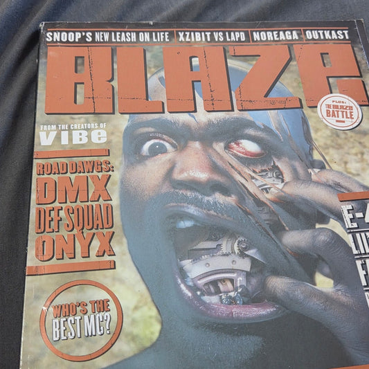 Vtg 1998 Fall Blaze Vibe Method Man Cover Magazine Rap Hip Hop