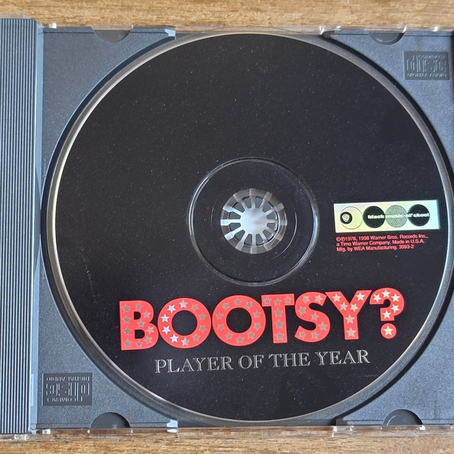 Vtg 1998 Bootsy Collins BOOTSY? PLAYER OF THE YEAR CD
