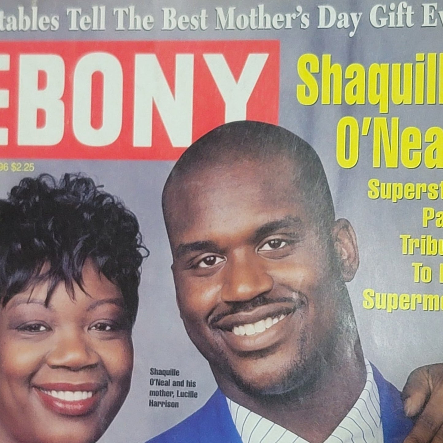 Vtg EBONY Shaquille O'Neal Cover May 1996 Magazine
