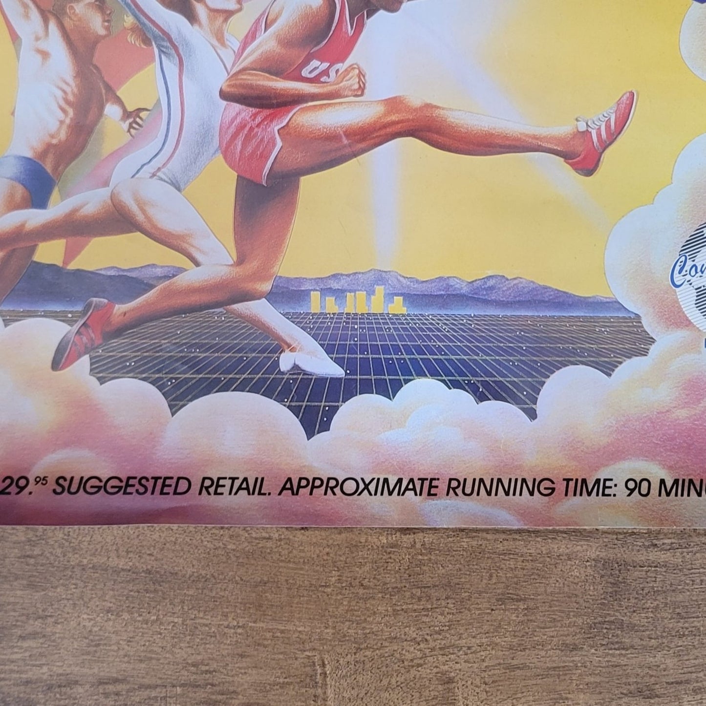 Vtg 1984 Los Angeles Olympics Poster