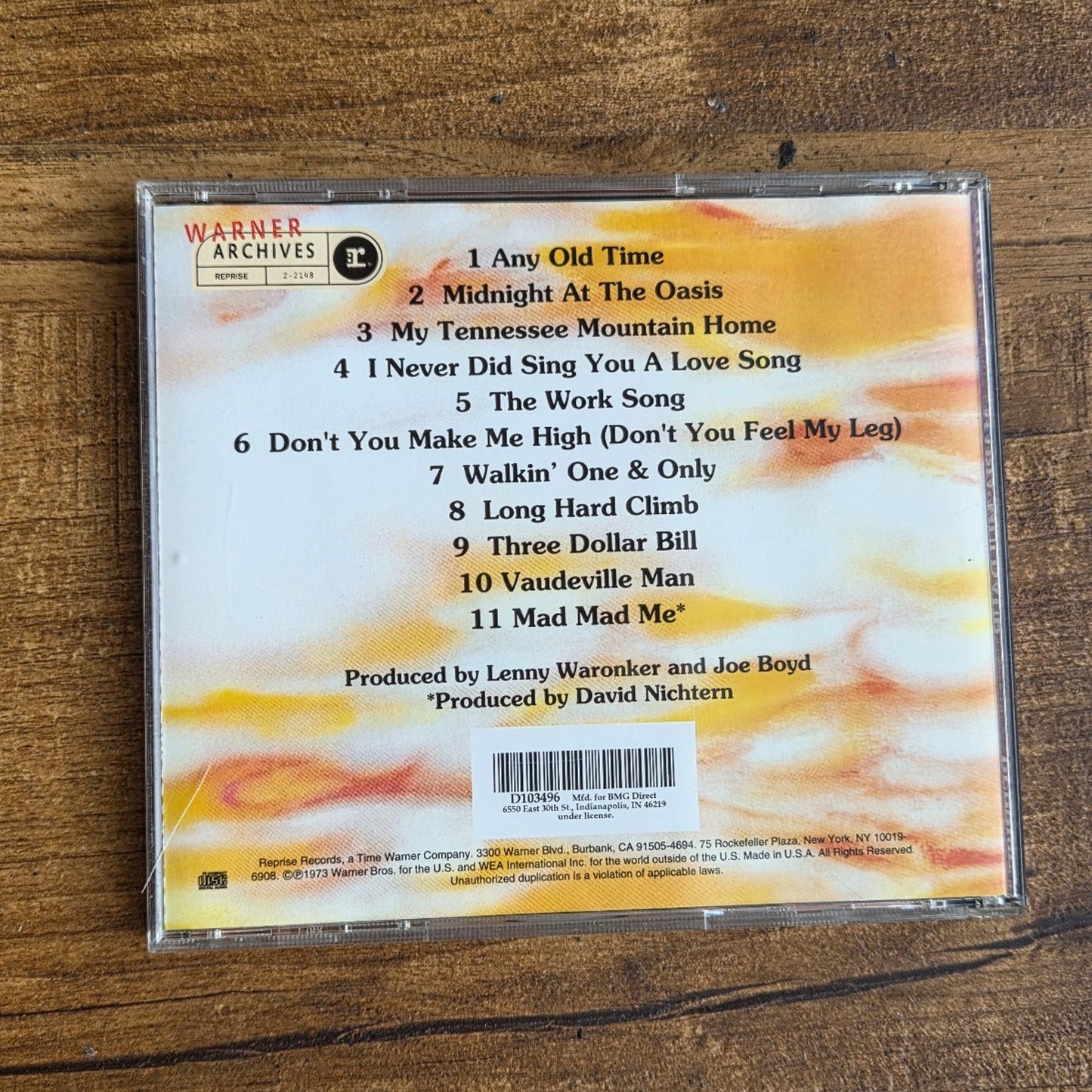 Vtg 1973 MARIA MULDAUR SELF TITLED CD