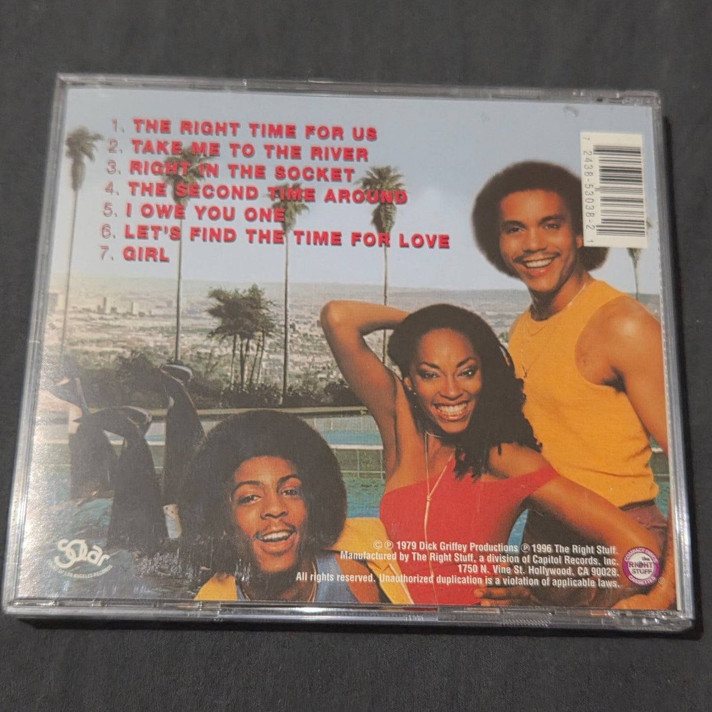Vtg 1996 Shalamar Big Fun CD Hype Sticker