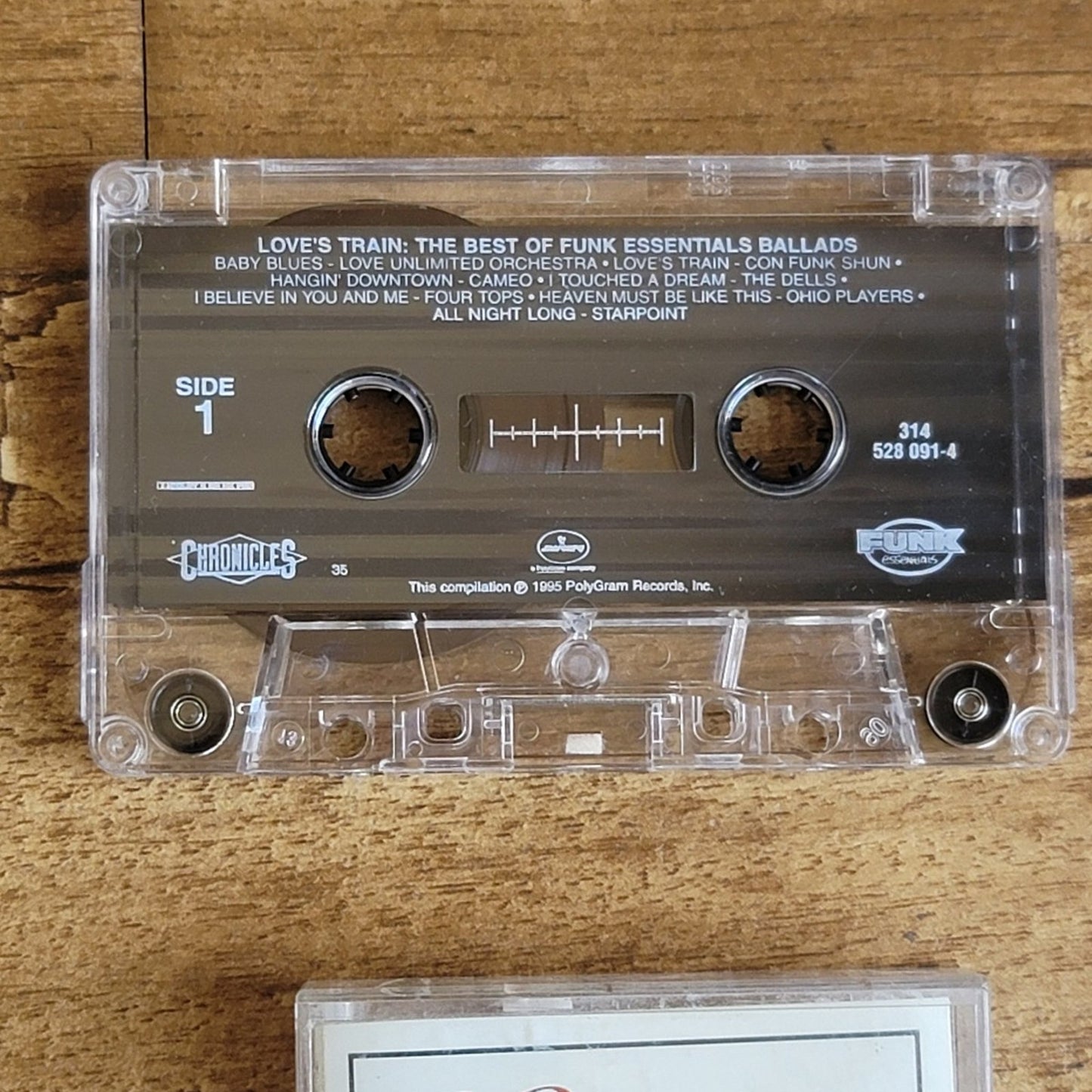 Vtg 1995 Love's Train The Best of Funk Essentials Ballads Cassette Tape