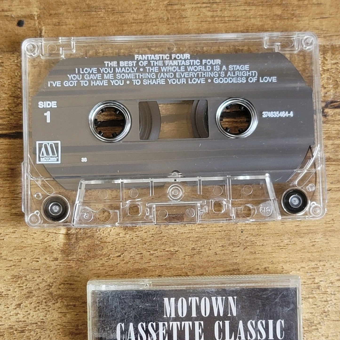 Vtg 1969 Motown Cassette Classic THE BEST OF THE FANTASTIC FOUR Cassette Tape