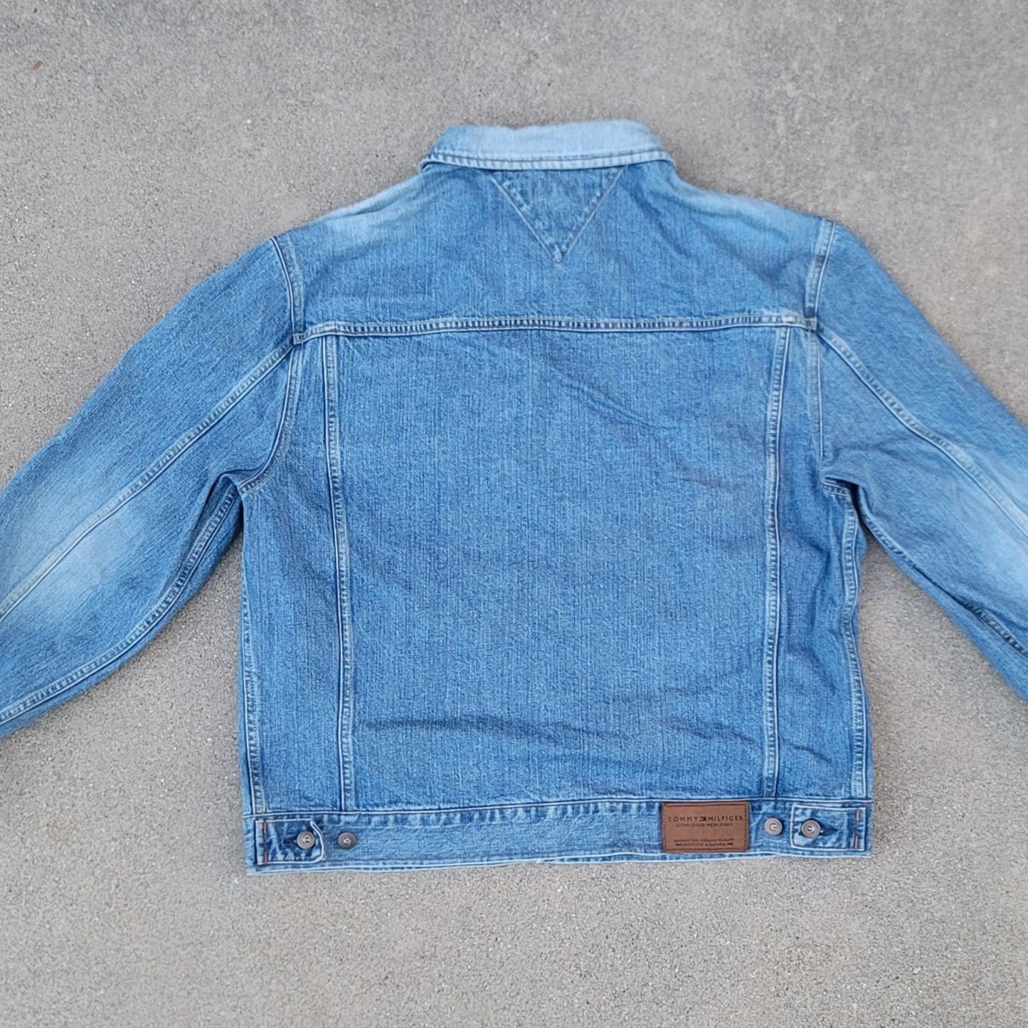 Vtg Tommy Hilfiger Denim Jean Western Jacket