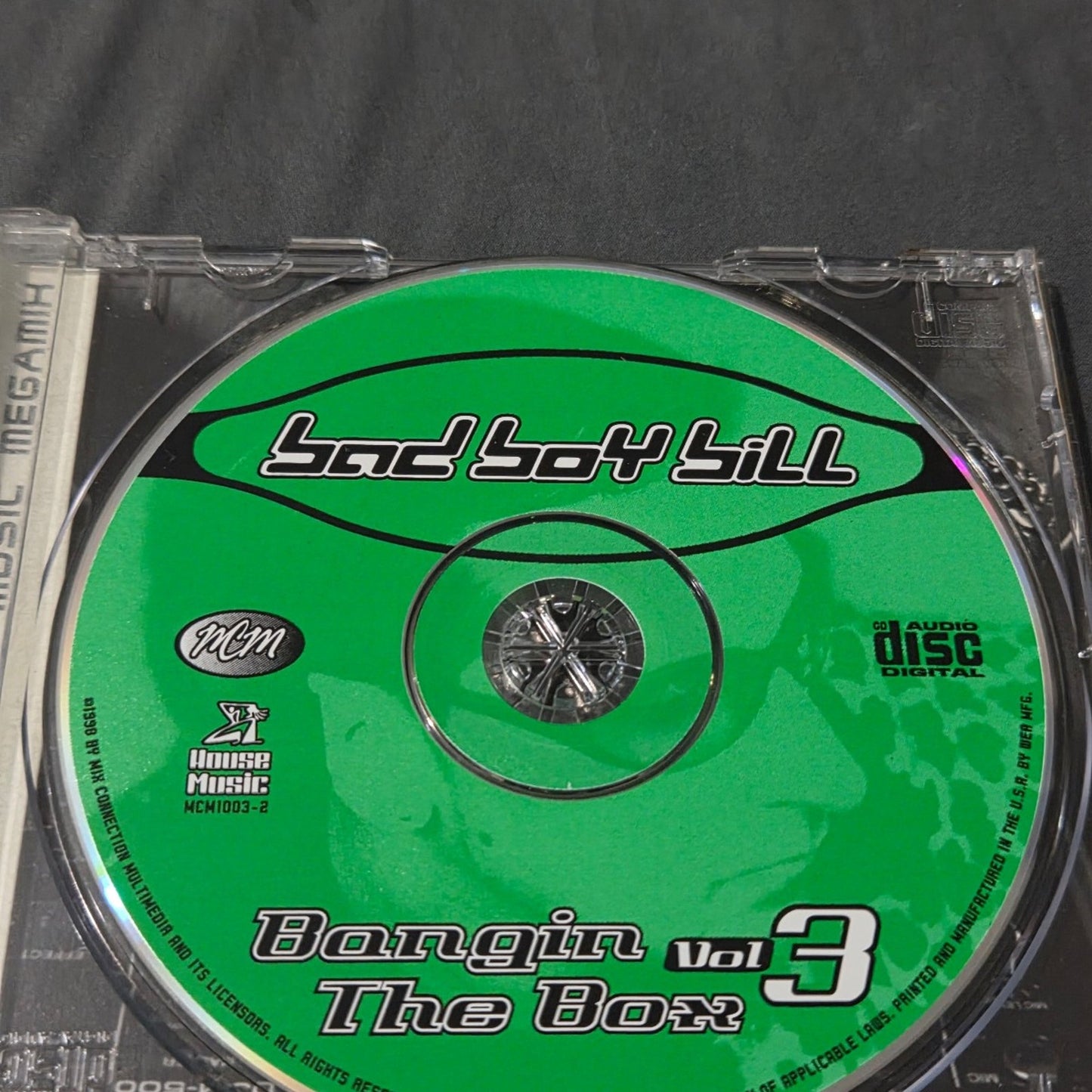 Vtg 1998 Bad Boy Bill BANGIN THE BOX VOL 3 CD HOUSE