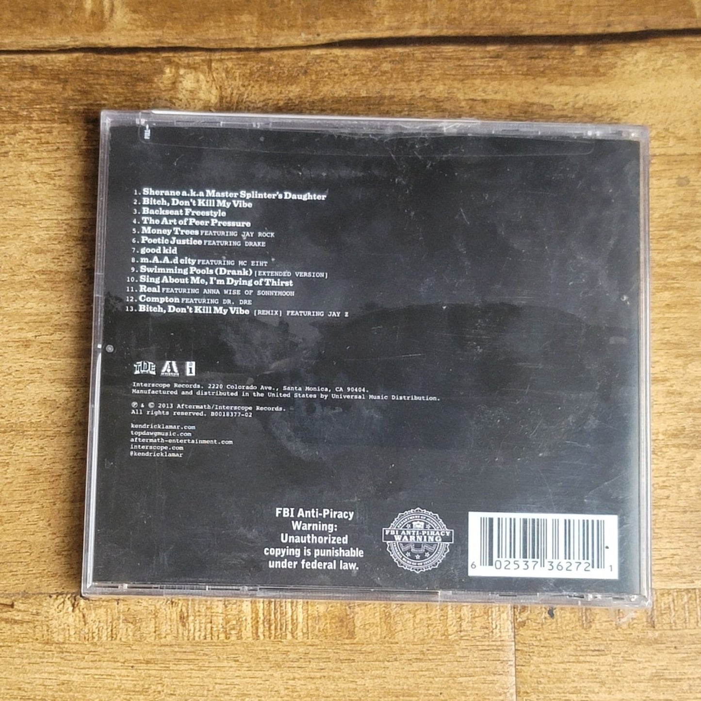 Kendrick Lamar GOOD KID, M.A.A.D CITY RAP HIP HOP