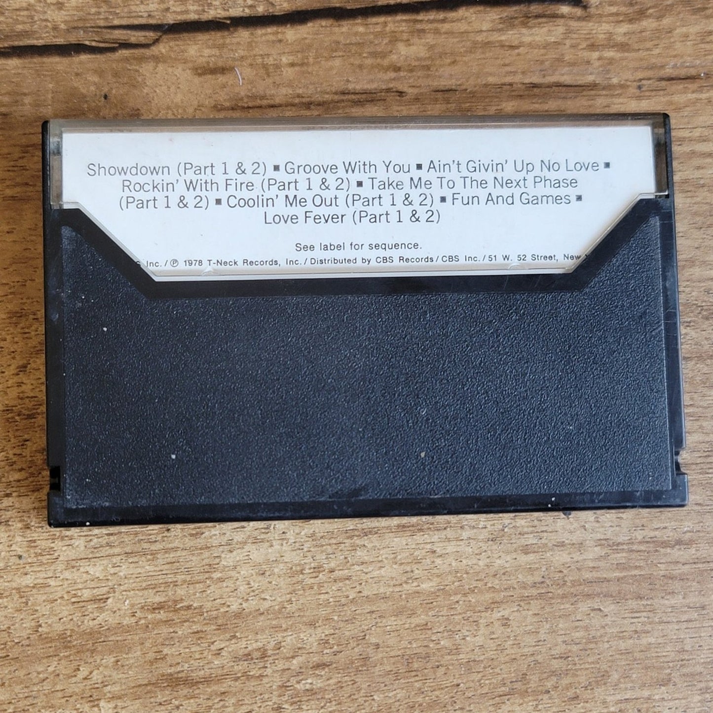 Vtg 1978 The Isley Brothers SHOWDOWN Cassette Tape