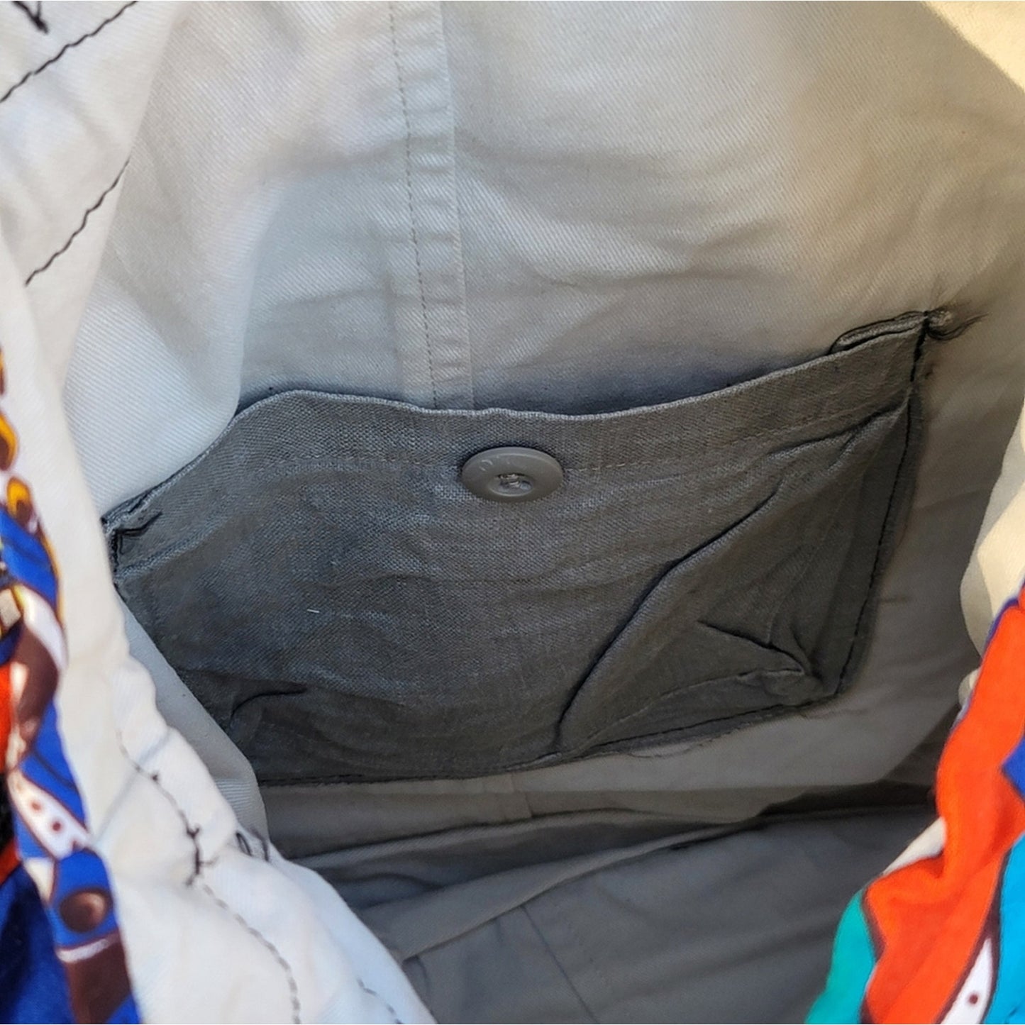 Ghanaian West African Custom Denim Tote Bag