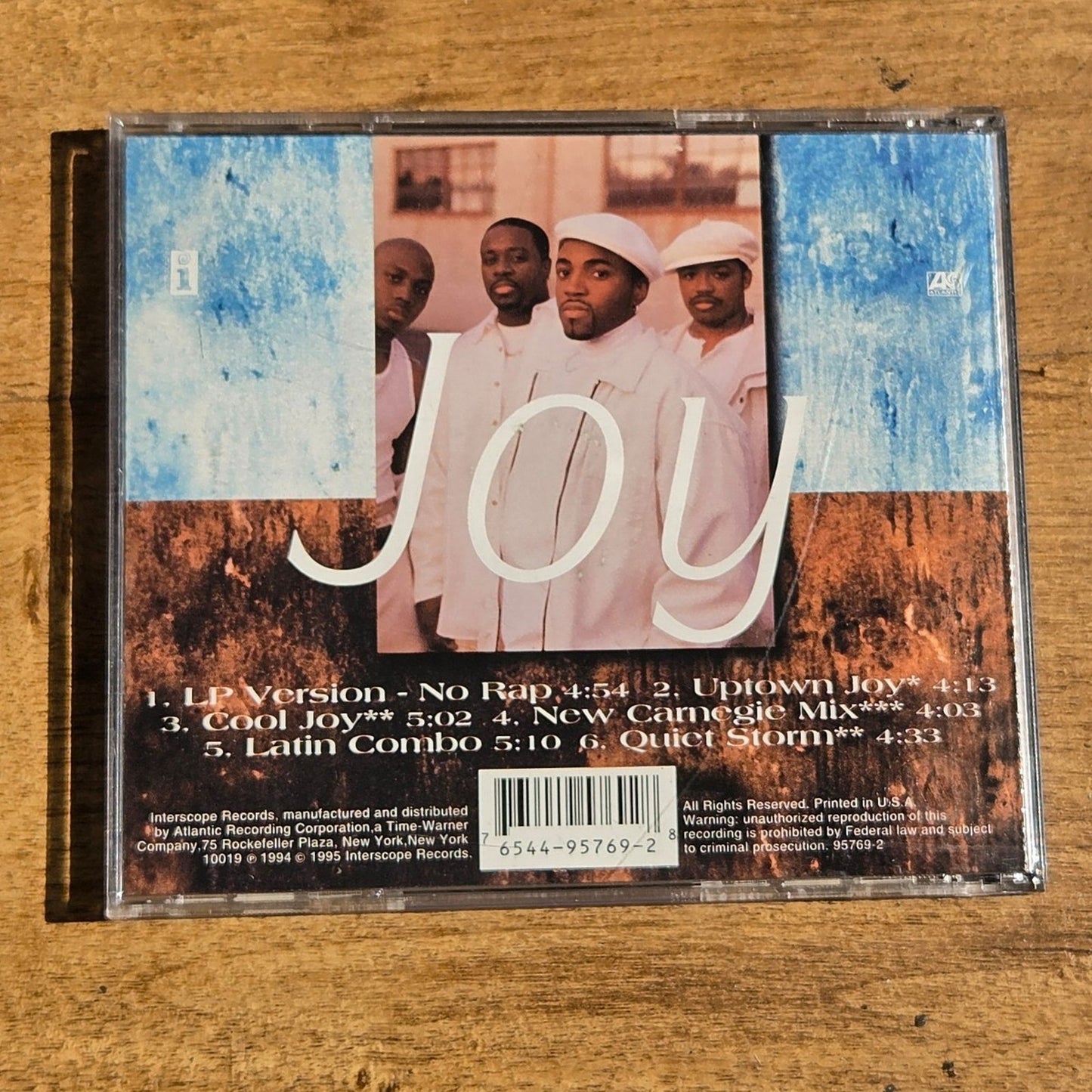Vtg 1995 Blackstreet JOY CD Single