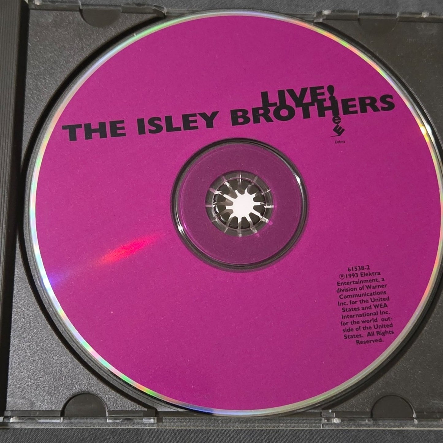 Vtg 1993 THE ISLEY BROTHERS LIVE! CD