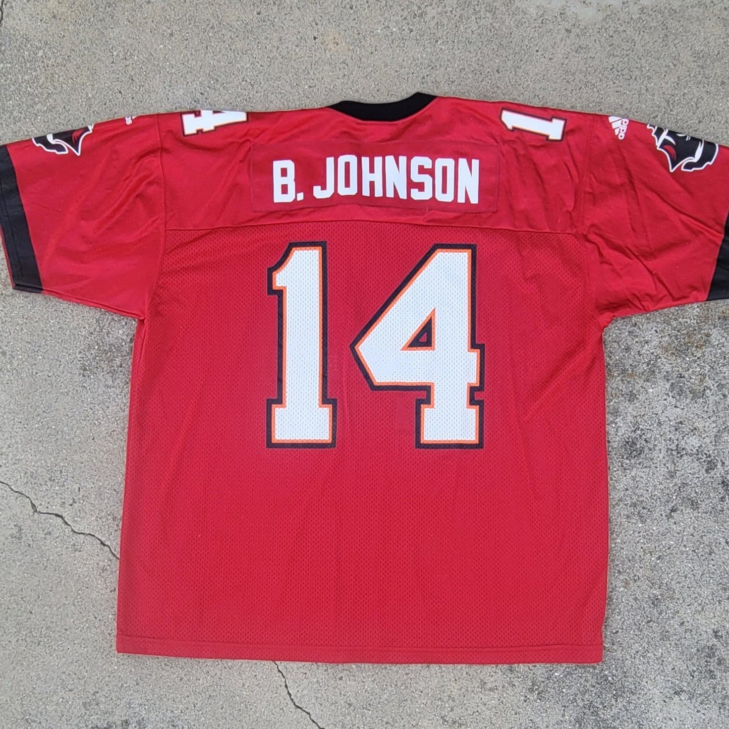 Vtg Adidas Tampa Bay Buccaneers Brad Johnson Football Jersey NFL