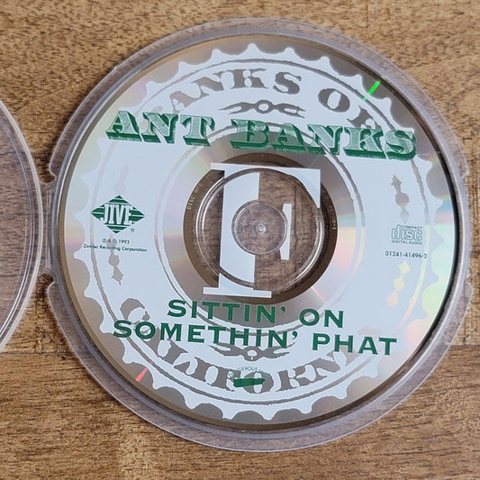 Vtg 1997 Ant Banks SITTIN' ON SOMETHIN' PHAT CD RAP HIP HOP
