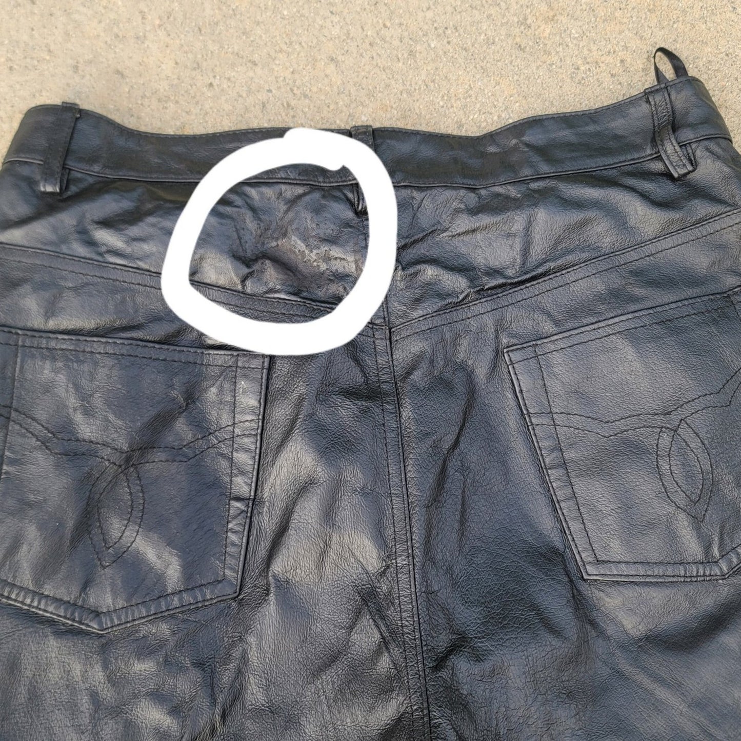 Vtg International MALE Leather Pants