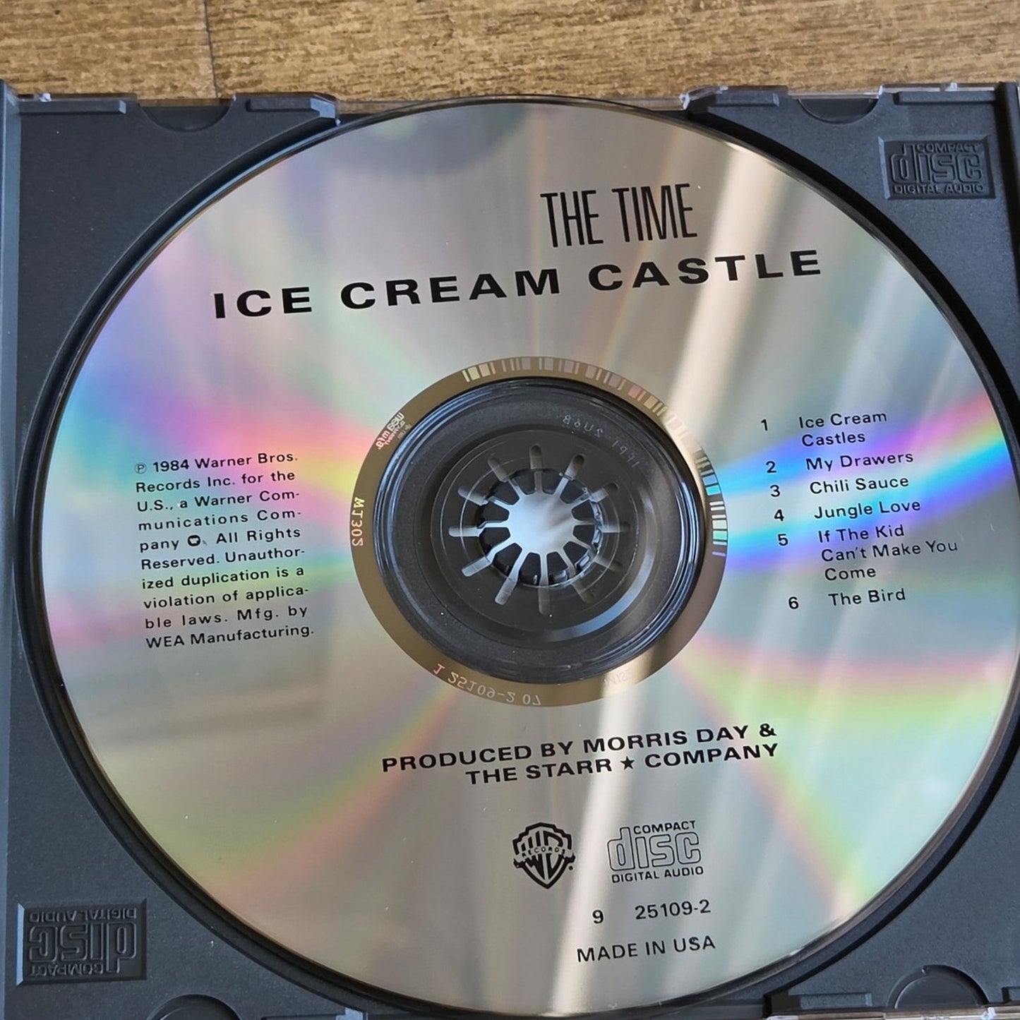 Vtg 1984 THE TIME ICE CREAM CASTLE CD